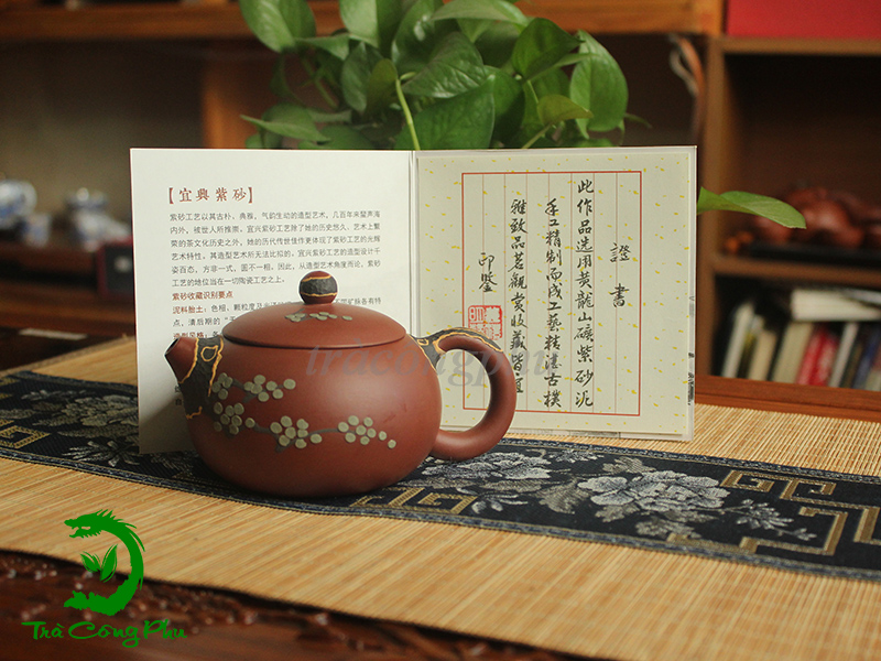 Ấm Tử Sa Tây Thi Vạn Niên Tùng ATS1134